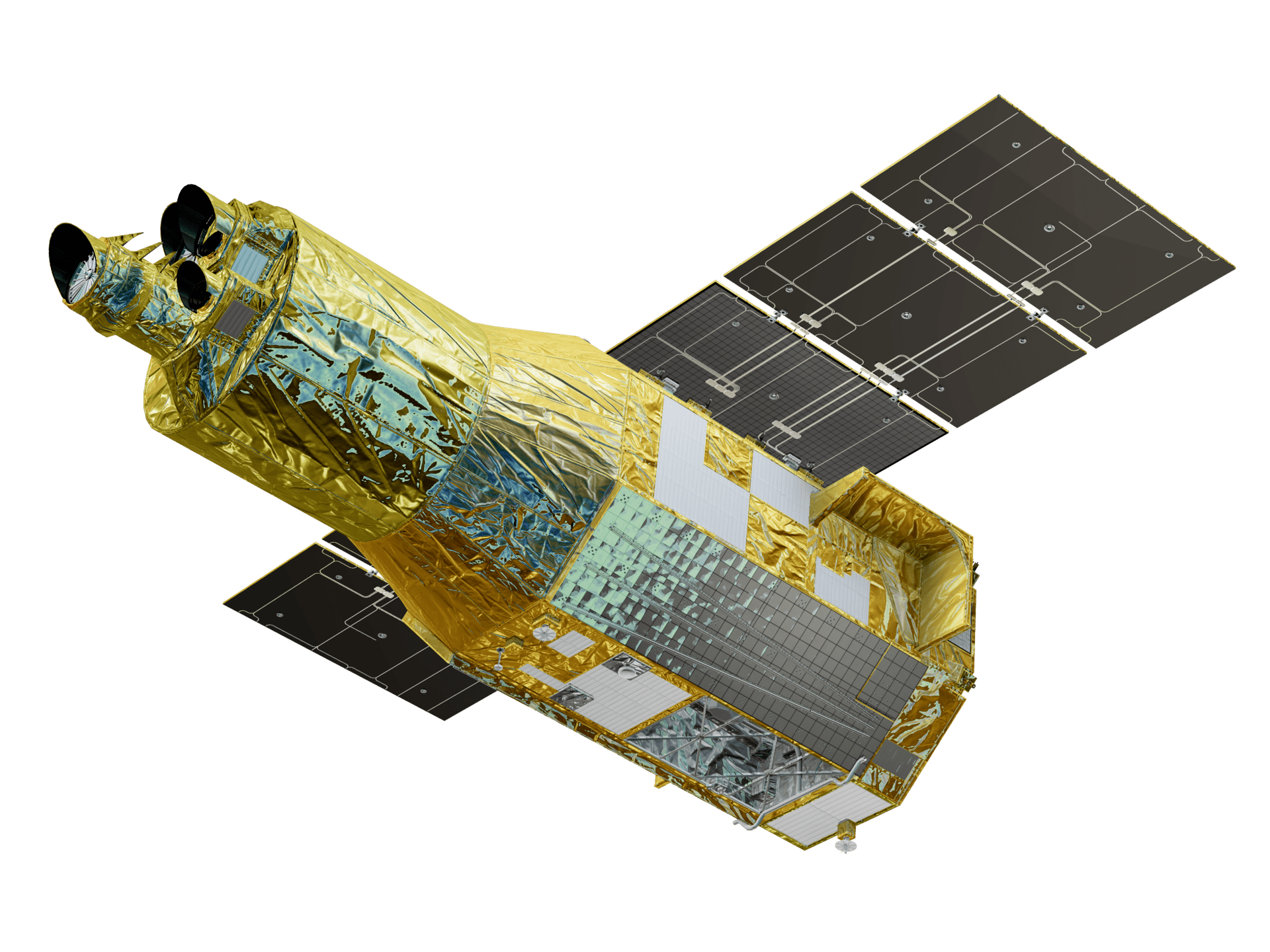 O XRISM realizará observações espectroscópicas de raios X em alta resolução do plasma de gás quente que sopra através das galáxias do universo. Este projeto internacional inovador, liderado pela JAXA, está sendo desenvolvido em colaboração com a NASA, a ESA e outros parceiros altamente qualificados.
A espaçonave será lançada em 2023 a partir do Centro Espacial de Tanegashima, no Japão, com componentes de hardware e suporte para gestão e planejamento científico fornecidos pela ESA. Em troca, a ESA receberá tempo de observação, que será destinado a cientistas vinculados a instituições dos Estados-Membros da agência.