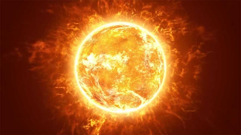 lustração 3D destacando o tamanho do Sol em comparação com outras estrelas, com o Sol mostrado em escala contra estrelas como UY Scuti, VY Canis Majoris, Betelgeuse e Antares. Embora o Sol seja uma estrela de tamanho médio, a imagem evidencia como ele é significativamente menor em comparação com supergigantes e hiper-giantes. O fundo espacial profundo e as estrelas distantes ajudam a entender o conceito de "O que são estrelas", mostrando a variedade de tamanhos e características das estrelas no universo.