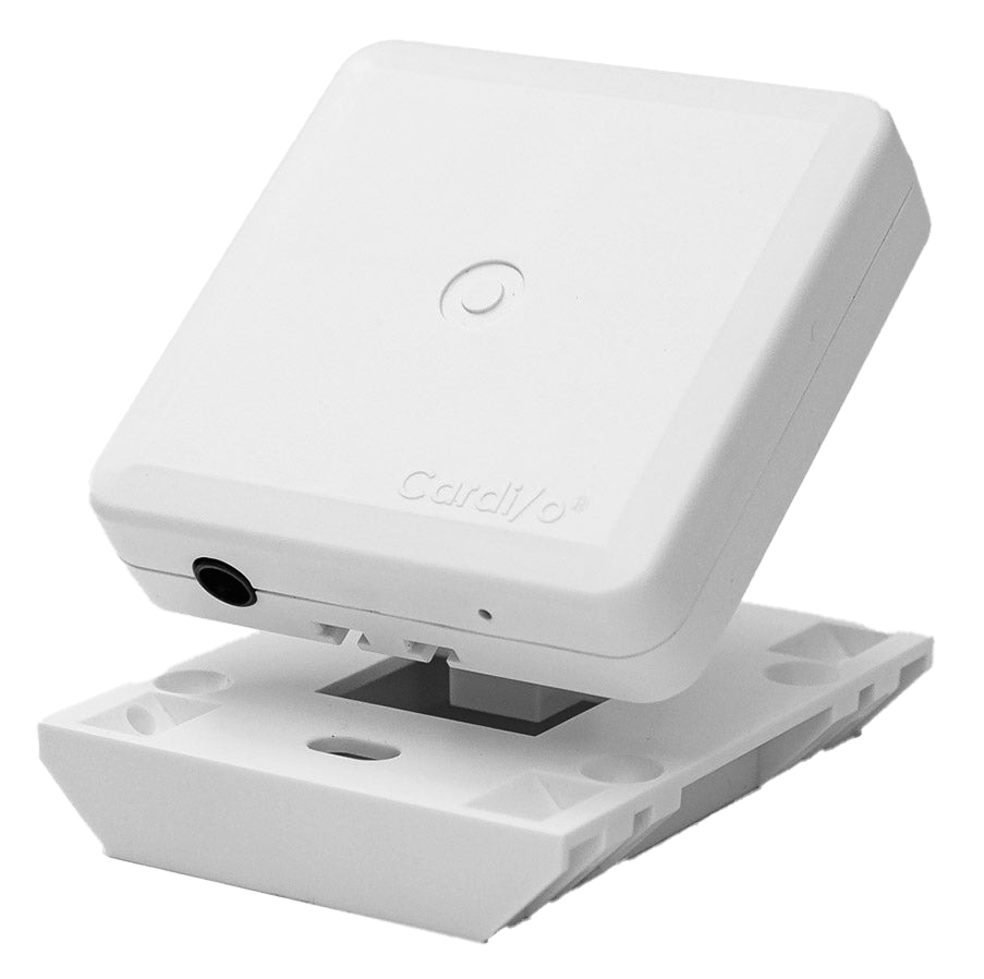 O monitor de sinais vitais Cardi/o usa tecnologia desenvolvida pela NASA para monitorar continuamente os sinais vitais. Os dados coletados podem ser enviados diretamente para profissionais de saúde, reduzindo o número de visitas domiciliares de assistência médica.
Crédito: Advanced TeleSensors Inc.