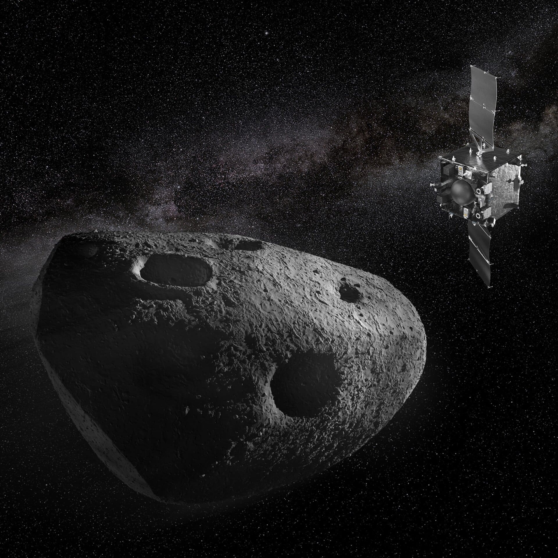 Impressão artística da Missão Rapid Apophis da ESA para Segurança Espacial (Ramses).

Em julho de 2024, o programa de Segurança Espacial da ESA recebeu permissão para iniciar trabalhos preparatórios para o desenvolvimento da Ramses usando recursos já existentes. A decisão de se comprometer integralmente com a missão será tomada na reunião do Conselho Ministerial da ESA em novembro de 2025.

Se aprovada, a Ramses se encontrará com o asteroide Apophis e o acompanhará durante sua passagem extremamente rara pela Terra, prevista para abril de 2029. Pesquisadores estudarão o asteroide à medida que a gravidade da Terra altera suas características físicas. Os resultados obtidos melhorarão nossa capacidade de defender o planeta caso um objeto similar seja detectado em rota de colisão no futuro.

O projeto da Ramses será semelhante ao do detetive de asteroides Hera, da ESA, que será lançado ainda este ano em missão ao sistema binário de asteroides Didymos. Assim como a Hera, espera-se que a Ramses transporte dois CubeSats que serão lançados a partir da nave principal após sua chegada ao asteroide.

Esta é uma visualização inicial e não representa com precisão o design final da espaçonave Ramses.